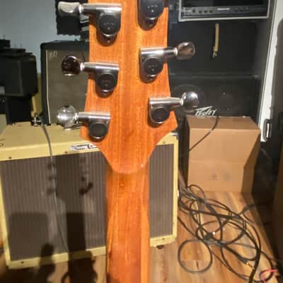 Warmoth Z  Body and Mahogany/Ebony Neck 2020 Satin Black Gotoh GE1996T Tremolo and Dimarzio Pickups image 5