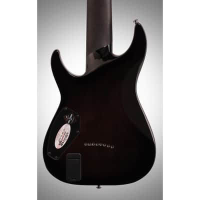 Schecter Hellraiser Hybrid C-8 Electric Guitar, 8-String, Transparent Black Burst image 7