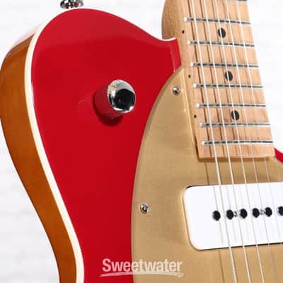 Reverend Charger H90 Wilkinson Electric Guitar - Metal Cherry with Maple Fingerboard (CharH90WMCd1) image 5