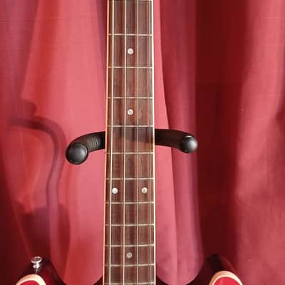 Gibson Midtown Bass – Cherry Red – Semi-Hollow – With Brown Hard Case – Excellent condition – UK image 7