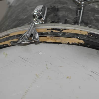1971 Ludwig "Super Classic" Black Diamond Pearl Drum Set image 12