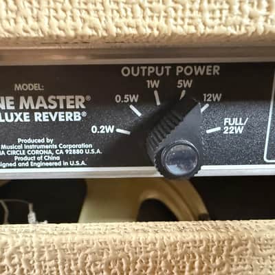 Fender Tone Master Deluxe Reverb 2-Channel 22-Watt 1x12" Digital Guitar Combo 2020 - Present - Blonde image 8