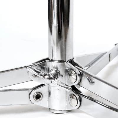 Ludwig (WFL) Snare Drum Stand, Riveted Rubber Feet, Chrome Plated - 1955 / EXCEPTIONAL CONDITION image 4