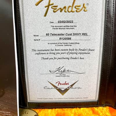 Fender Telecaster Custom 60 Super Heavy Relic Custom Shop 2022 Black image 23