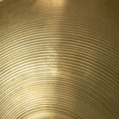1950s Zildjian 15" A Small Stamp Hi Hat Cymbals 1011g 1069g image 4