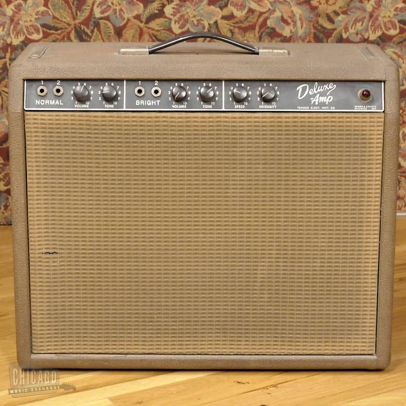 Fender Deluxe 6G3 Brownface 20-Watt 1x12" Guitar Combo 1961 - 1963 image 4