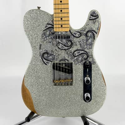 2017 Fender Brad Paisley Road Worn Telecaster – Silver Sparkle image 4