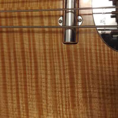 Lakland Jerry Scheff 2001 Natural Fretless SUPER RARE Flame Maple 4 String. image 10