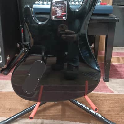 Washburn Bantam Series XB-100 Bass Guitar w/ Case - Black image 5
