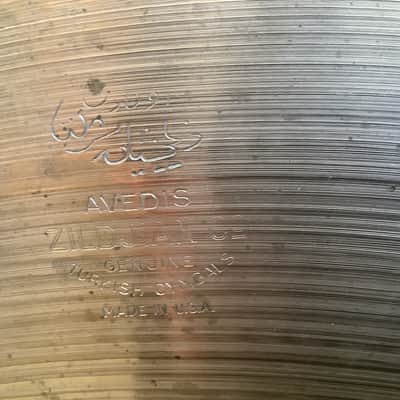 RARE! Zildjian 30" A 60s and 28” A 50’s Block Stamp Rides Pair image 14