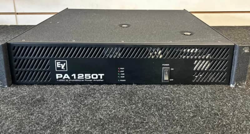 Electro-Voice PA1250T Single Channel 250-Watt Professional Power Amplifier - Excellent Condition image 1