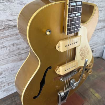 Gibson ES-295 Reissue 1993 - All Gold image 10