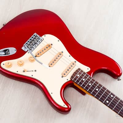 1992 Fender Stratocaster ‘62 Vintage Reissue ST62-53 Candy Apple Red 100% Original, Japan MIJ Fujigen image 9