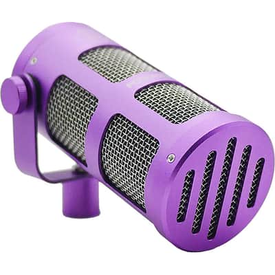 Sontronics PODCAST PRO Supercardioid Dynamic Broadcast Microphone (Purple) image 1