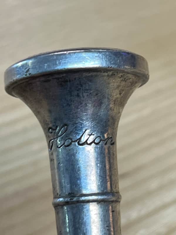 Holton Trumpet mouthpiece Vintage - Silver image 1