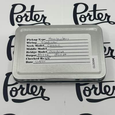 Porter Standard Classic/Overdrive Humbucker Pickup Set - Nickel image 2