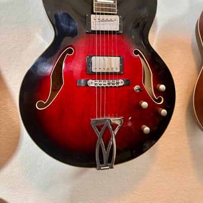 Ibanez Artcore AF75 2012 - Transparent Red Sunburst image 17