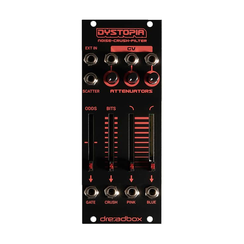 DREADBOX DYSTOPIA BLACK LIGHT NOISE CRUSH FILTER : BRAND NEW :  [DETROIT MODULAR] image 1