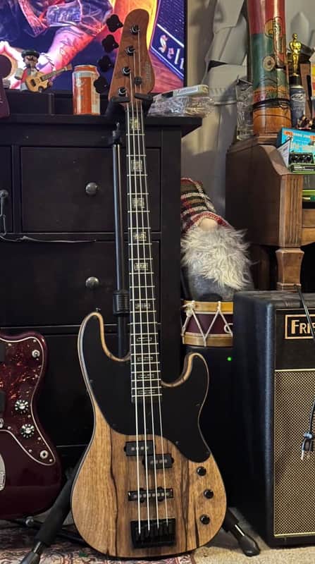 Schecter Model-T 4 Exotic Black Limba - Natural image 1