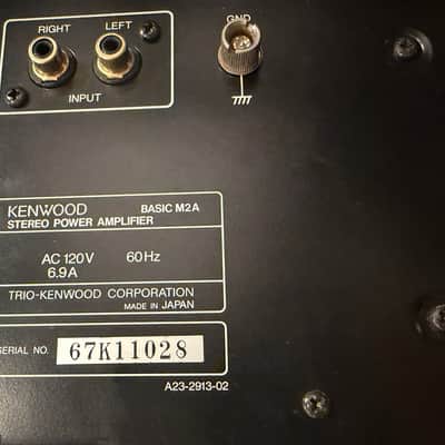 Kenwood Basic M2A Stereo Power Amplifier 220 Watts/Channel; Tested image 12