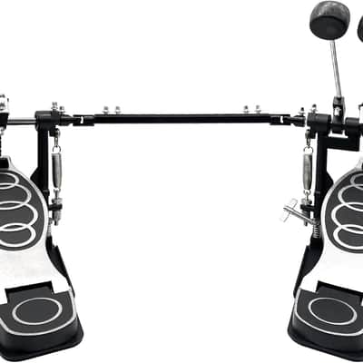 Double Bass Pedal, Double Chain Double Bass Drum Pedals, Double Kick Drum Pedal with Patch Suit for Kick Drum Set and Electronic Drums image 1