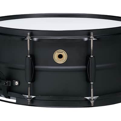 Tama BST1465BK 6.5x14 Steel Snare Drum, Metalworks - Black/Black image 2