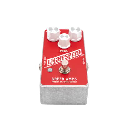 Greer Amps Lightspeed Organic Overdrive Pedal, Canuck Red image 2