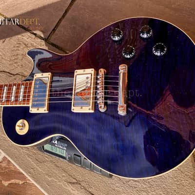 ♚SUPER RARE♚2012 Gibson CUSTOM SHOP Les Paul Standard 'AAAAA' FIGURED♚8.9LB♚COBALT BLUE image 22