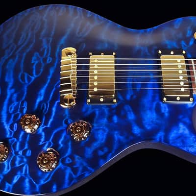 Paul Reed Smith PRS Singlecut 20th Anniversary Artist Package Brazilian 1-PIECE TOP 2007 Royal Blue image 1