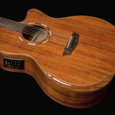Washburn WCG55CE Comfort Series Grand Auditorium Cutaway 6-String Acoustic-Electric Guitar image 3