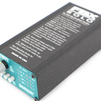 Sabine FBX Solo SL-620 1/4" Connector Feedback Exterminator w/ Box and Adapter image 2