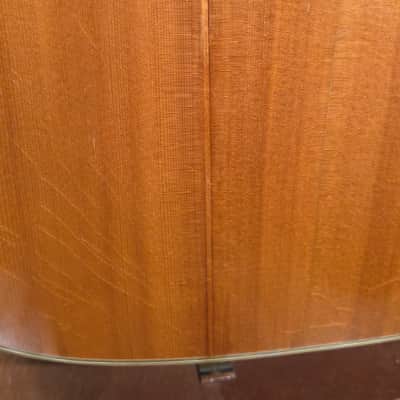 Vintage Japan 1970s S. Yairi 9110 SYairi Dreadnought Acoustic Natural - Top Splice Repair & GREAT Sound! image 9