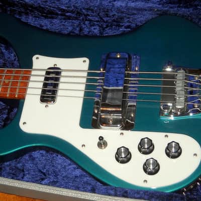 Rare 1994 Rickenbacker 4003/S 5 String Bass Left Handed Lefty with Original Case image 2