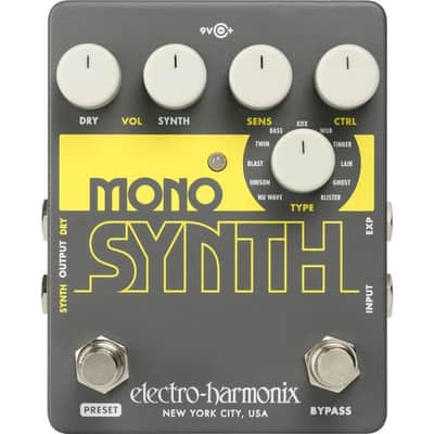Electro-Harmonix Mono Synth Guitar Synthesizer Pedal image 2