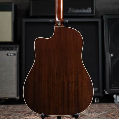 Epiphone J-45 Standard EC Acoustic/Electric Guitar - Vintage Sunburst with Gig Bag image 7