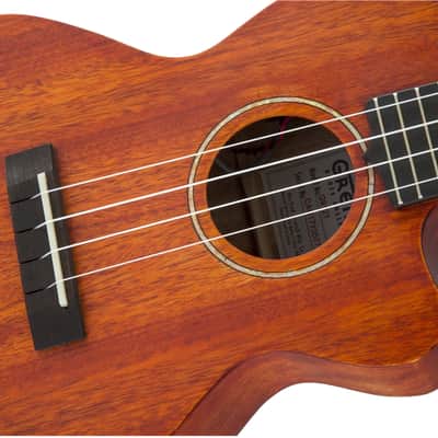 Gretsch G9121 Tenor Electro Ukulele with Gig Bag, Honey Mahogany Stain image 3