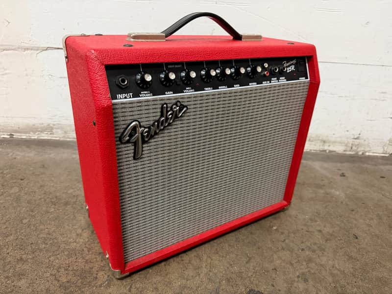 Fender Frontman 25R Series II 2-Channel 25-Watt 1x10" Guitar Amp with Reverb 2011 Texas Red image 1