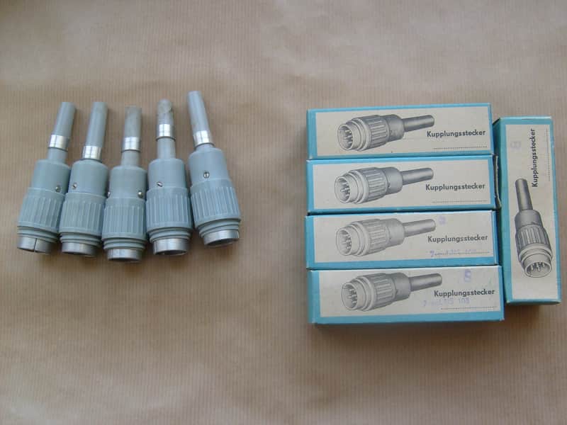 Neumann Gefell 7 Polig Microphone connecting Plug image 1