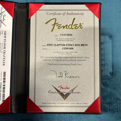 Fender Custom Shop Limited Todd Krause Masterbuilt Eric Clapton Stratocaster - Torino Red - CZ581956 - PLEK'd image 12