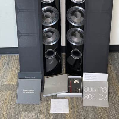 B&W Bowers & Wilkins 804 D3 Loudspeaker (Pair) image 1