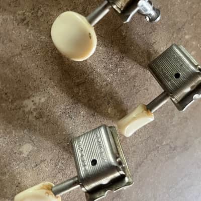 1964 1965 1966 set Fender Musicmaster Duo Sonic Mustang guitar tuners tuning pegs image 2