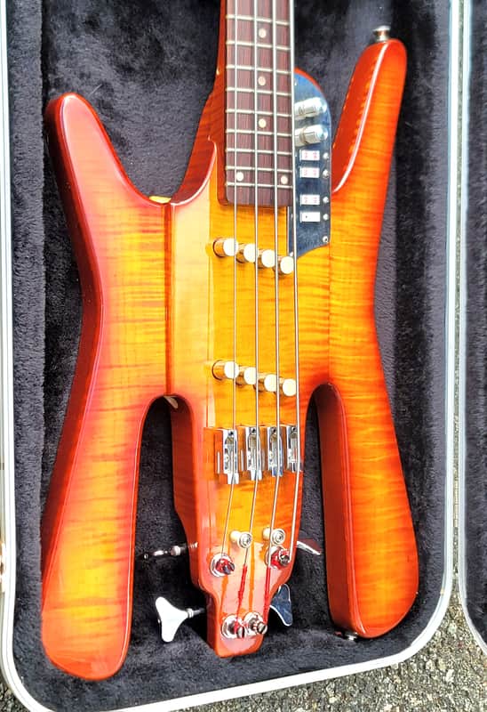 Ultra Rare and Collectible LH Bunker Stealth Bass Headless image 1