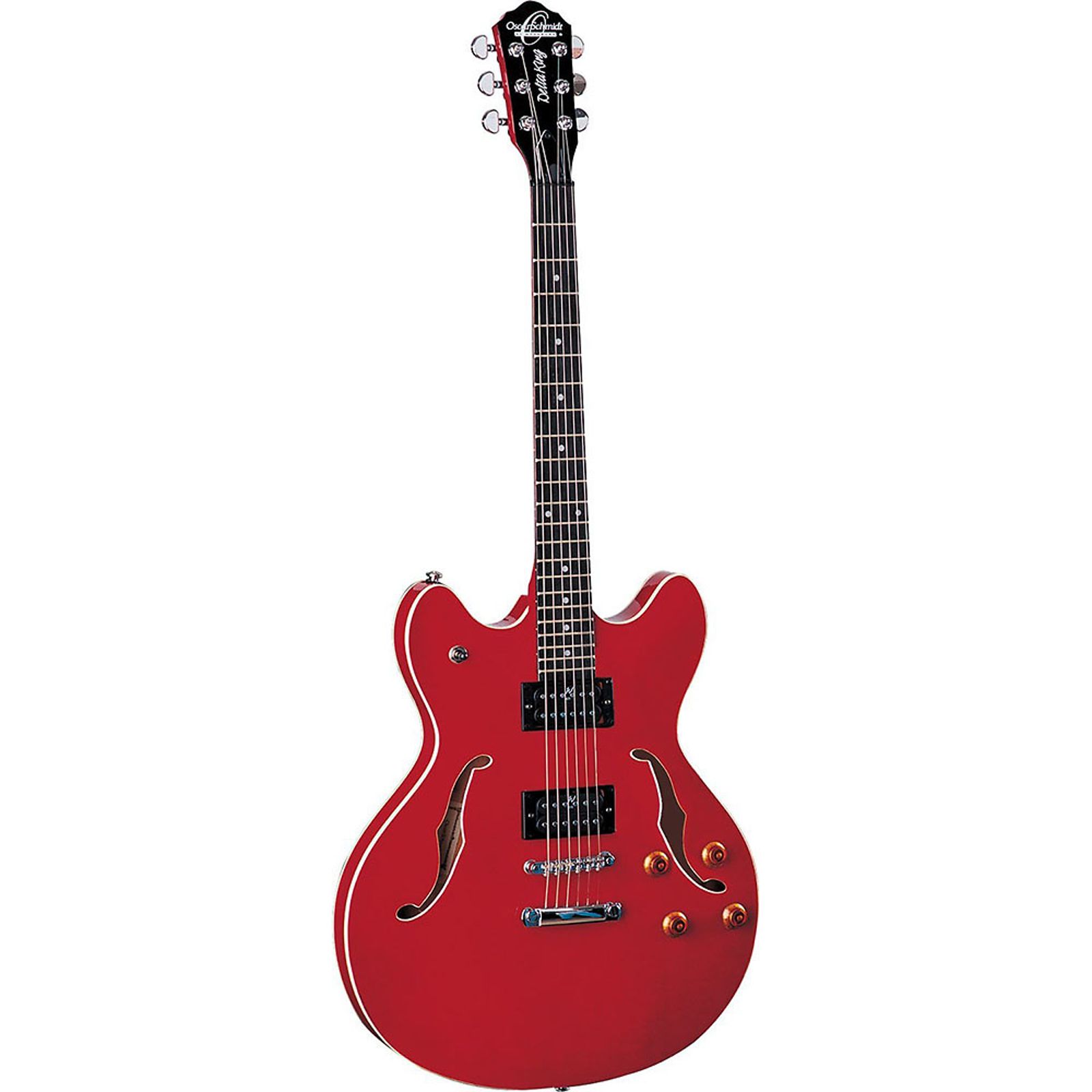 Oscar Schmidt OE30-CH Semi-Hollow Cherry | Reverb