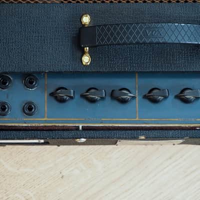 1964 Vox AC50/4 Mk II Big Box Vintage Tube Amp Head Gray Panel JMI UK, AC50 image 6