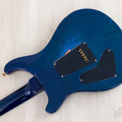 2012 Paul Reed Smith Custom 24 Trem Faded Blue Burst w/ Case image 15