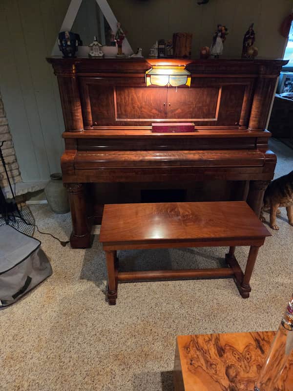 P C WEAVER Upright mid 1930-40's - Burled Walnut image 1