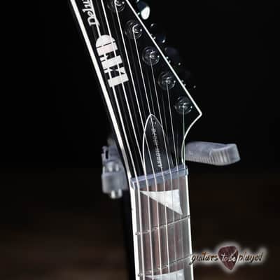 ESP LTD Arrow-1007B Evertune Baritone 7-String Fishman Fluence Guitar – Black image 5