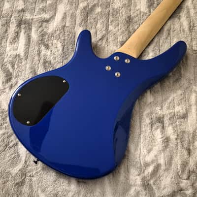 Glarry GIB-4 - 4-String Bass - Set-up - 2025 - Reverse PJ Pickups - Glossy Blue image 7