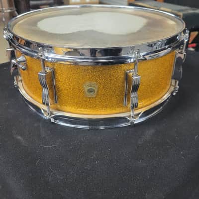 Ludwig Super Classic 1964-1965 - Gold Sparkle, 16” Floor Tom, 22” Bass, 2 12” Rack Toms, 14” snare image 4