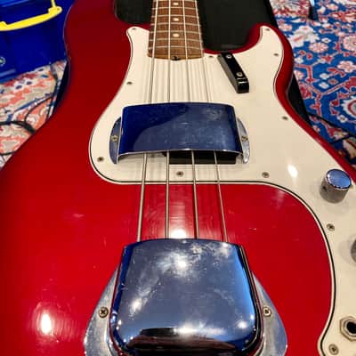 Fender Precision Bass 1966 Candy Apple Red image 3